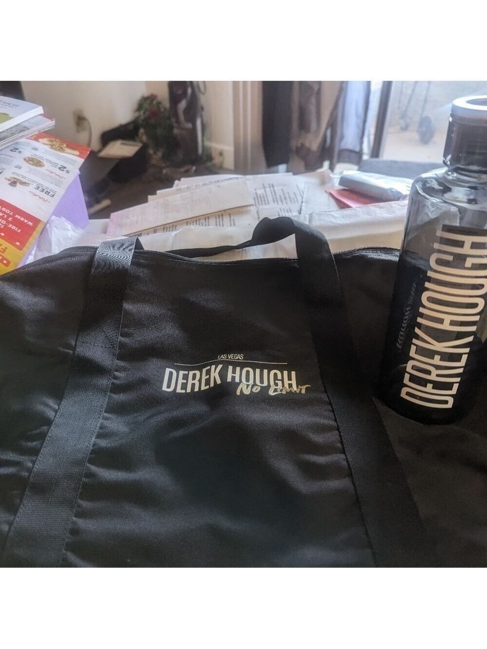 NWOT- Derek Hough  No Limit Las Vegas Residency -duffle bag tote and Waterbottle - Picture 3 of 9